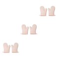 thumbnail image 1 of QualitChoice 1 Paire de Gants de Four en Polyester Mitaines Résistantes à la Chaleur pour Micro-Ondes de Cuisine Rose 3Ensemble, 1 of 6