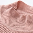 thumbnail image 4 of LOVZFMLL Girl's Sweater, Turtleneck Ribbed Pullover Solid Color, Casual Essential Stretchy Layering Top Fall Clothes Warm Winter Tops Kid Girls Clothes for 7 Years, 4 of 7