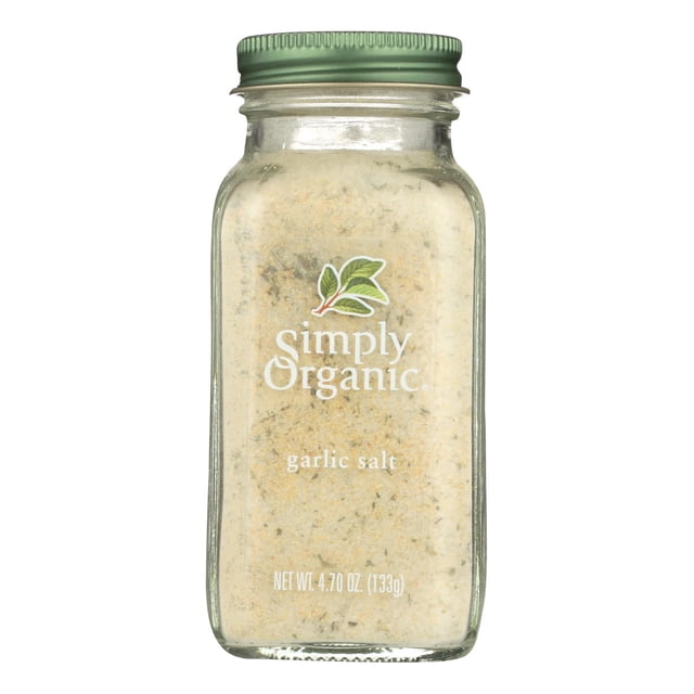 Simply Organic Sel à l'Ail Biologique 4,7 OZ Lot de 6
