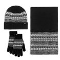 thumbnail image 1 of WEAIXIMIUNG Fingerless Gloves Kids Winter Warm Set Windproof Jacquard Scarf 3 Piece Set, 1 of 4