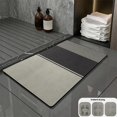 thumbnail image 1 of Diatom Mud Bath Mat Non Slip Quick Dry Water Absorbent Bathroom Floor Mat for Shower, Toilet, or Entryway 16x24 Inch, 1 of 8