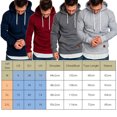 thumbnail image 3 of Sweat à Capuche pour Hommes Automne Hiver Slim Pull à Manches Longues Mode Urbaine, 3 of 4
