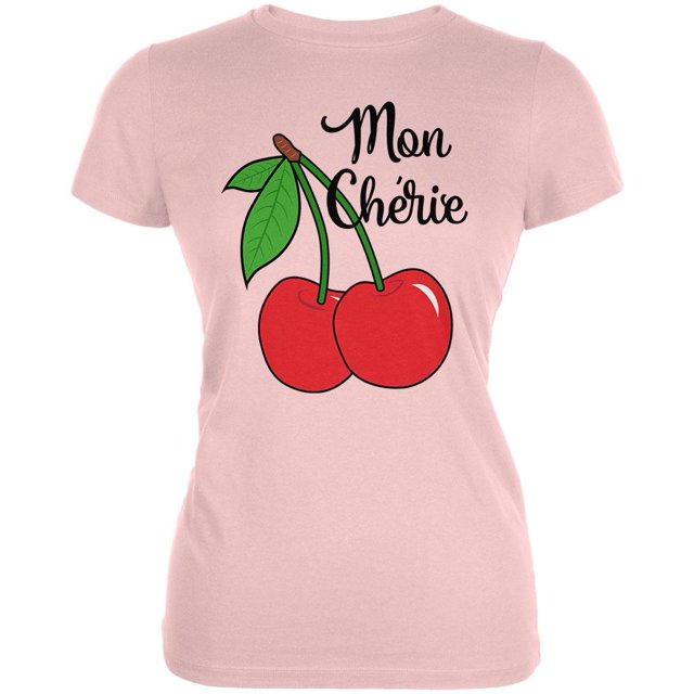 T-shirt Doux pour Juniors Fruit Cherry Mon Cheri My Darling