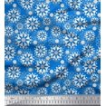 thumbnail image 1 of Soimoi Rayon Fabric Floral Mandala Decor Fabric Printed Yard 42 Inch Wide, 1 of 3