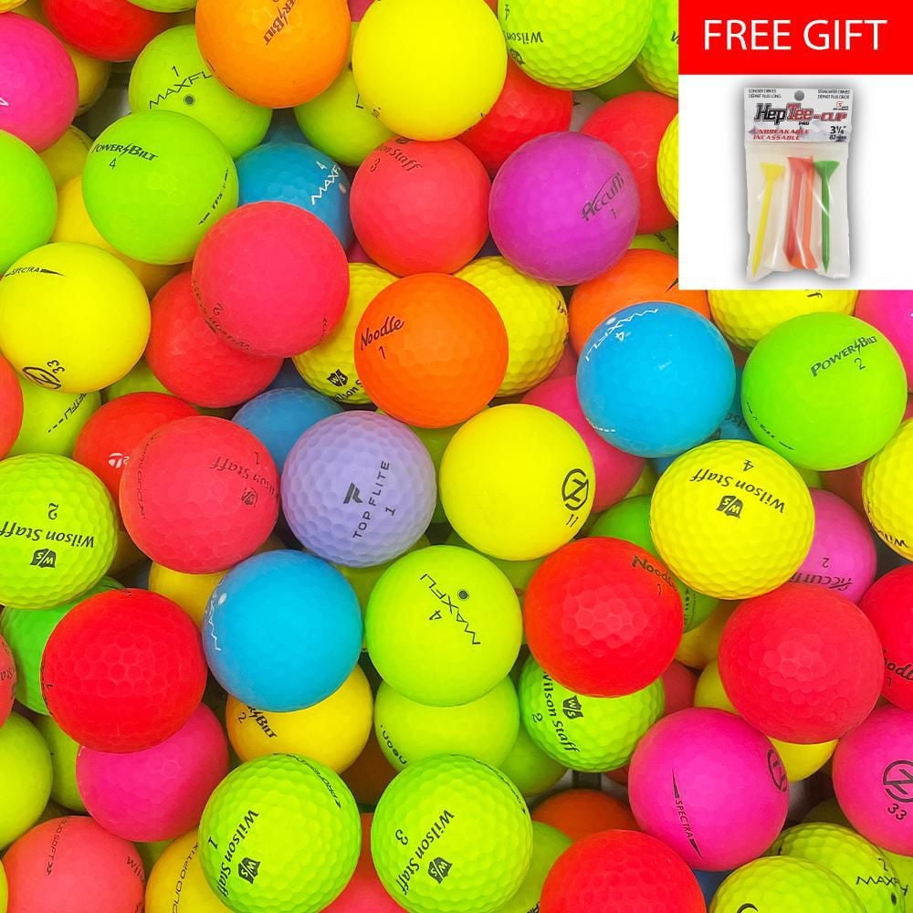 Mulligan - 77 Mix Store Line AAA Recycled Used Golf Balls, Color