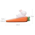 thumbnail image 3 of Thinsony Playful Animal Shaped Door Stopper Non for Slip Safety Cartoon for Office Door Seam Rabbit 1Set, 3 of 6