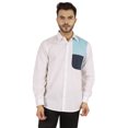 thumbnail image 1 of Bestman Chemise en Coton Unie à Boutons pour Homme à Manches Longues Tenue Formelle, 1 of 7