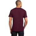 thumbnail image 4 of Hanes 5170 Comfortblend Ecosmart T-Shirt à Col Rond pour Hommes Taille Grand, Bourgogne et Rouge., 4 of 7