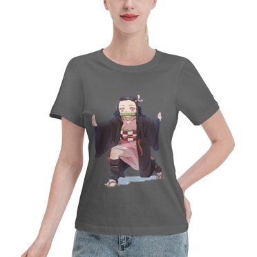 Women's Basic Short Sleeve T-Shirt Demon Slayer Blade Nidouzi