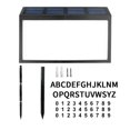 thumbnail image 2 of Solar-Powered LED Address Sign Light with 10-LED Cool White and Warm White Modes, IP65 Rated, 11.02 in x 7.20 in, ABS+PC Material, 2 of 2