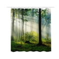 thumbnail image 2 of EGNMCR Rideaux, Rideaux pour Chambre Rideau de Douche Imprimé Polyester et Anti-Moisissure Salle de Bain et Rideau de Séparation Anti-Moisissure 150X180CM un Rideau, 2 of 2