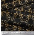 thumbnail image 1 of Soimoi Modal Satin Fabric Filigree Damask Fabric Prints By Yard 42 Inch Wide, 1 of 3