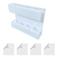 thumbnail image 3 of Luzkey Sippy Holder Container Acrylic Reusable Easy Installation Sippy Dispenser Kitchen Accessories for Door Bar Cupboard Door Cafe White, 3 of 8