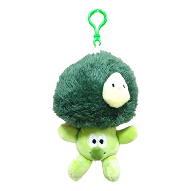 Broccoli Plush Pendant Cute Stuffed Toy, Keychain Bag Decor for Office Desk, Made of PP Cotton, Skin Friendly