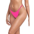 thumbnail image 4 of RELLECIGA Women's High Cut Thong Bikini Bottom, 4 of 6