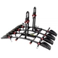 thumbnail image 1 of Trimax Verrous Porte-Vélo RMBR4 ROAD-MAX; Support d'Attelage avec Récepteur de 2 Pouces; Contient 4 Vélos; Capacité de Poids jusqu'à 132 Livres; Roue de Vélo Repose sur des Sangles; avec Verrou; Pliable; Revêtement en Poudre Noir; Acier, 1 of 5