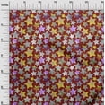 thumbnail image 3 of oneOone Cotton Poplin Maroon Fabric Galaxy Sewing Craft Projects Fabric Prints By Yard 56 Inch Wide, 3 of 4
