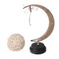 thumbnail image 4 of 3D Battery LED Night Lights Decorative Lamp Wishing Table Lamp with Rattan Ball Shape Bulb for Home Party Christmas Festival Decor, 4 of 4