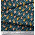 thumbnail image 3 of Soimoi Velvet Fabric Tree & Pine Fruits Print Fabric by Yard 58 Inch Wide, 3 of 3