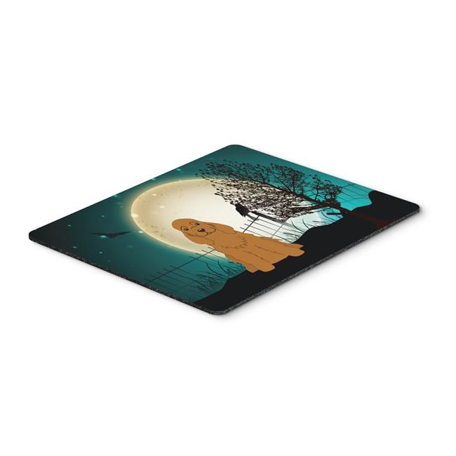 Halloween Scary Cocker Spaniel Red Mouse Pad, Hot Pad or Trivet