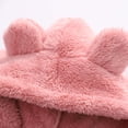 thumbnail image 4 of IROINID Économies Chandail pour Tout-Petits Chandail à Capuchon pour Bébés Garçons Filles Chandail à Capuche Assorti de Couleurs Mignon Chaud en Peluche Veste pour Bébé à Enfiler, Rose, 4 of 9