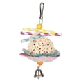 thumbnail image 2 of Edible Cake Bird Foraging  Cake Bird Foraging Toy  Treat Dispensing Bird Toy In The Form Of A Cake Edible Soft Boredom ParakeetsShredding Chewing Toy For Cockatiel Budgie, 2 of 8