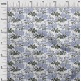 thumbnail image 2 of oneOone Viscose Chiffon Fabric Leaves & Floral Ikat Print Sewing Fabric BTY 42 Inch Wide, 2 of 4