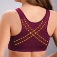 thumbnail image 4 of UPPADA Articles en Liquidation pour Femmes Soutien-Gorge Grande Taille à Couverture Complète Soutien-Gorge Pratique à Boutons devant Soutien-Gorge Frais Liftup Super Rassemblement Soutien-Gorge Rehausseur Sans Armatures Soutiens-Gorge Liftants sous-Vêtements Respirants Soutien-Gorge, 4 of 6