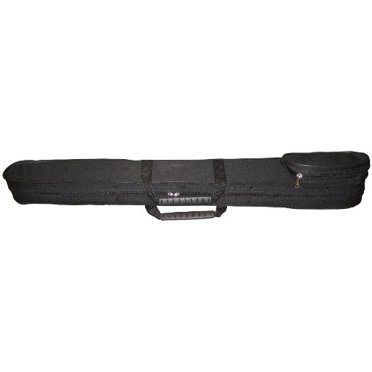 Vio Music Bass Bow Case Hardshell for 2 French or 2 German, Handle &Shoulder Strap