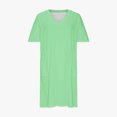 thumbnail image 4 of BEFOKA Robe pour Femme Grande Taille, Liquidation de Robes d'Été pour Femmes, Robe Unie Grande Taille à Manches Courtes et Col avec Poches pour Femme, 4 of 5
