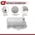 thumbnail image 4 of Engine Oil Cooler No.LR073678 Transmission Oil Cooler with Gasket for Land Rover Range Rover Evoque 2018-2023 1 Pc, 4 of 7