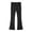 Black, variant on BLVB Girls Flare Leggings High Waist Bell Bottom Casual Dance Pants Kids Cotton Clothes for Toddler Teen Girl 3–16 Years