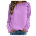 thumbnail image 1 of SNKSDGM Chandail Doux pour Femmes Femmes Chandails Courts pour Femmes Femmes Quotidien Maison Extérieur Entraînement Manches Longues T-Shirt Col Rond Haut Chandail Imprimé Blouse de Rue Mode Urbaine S, 1 of 5
