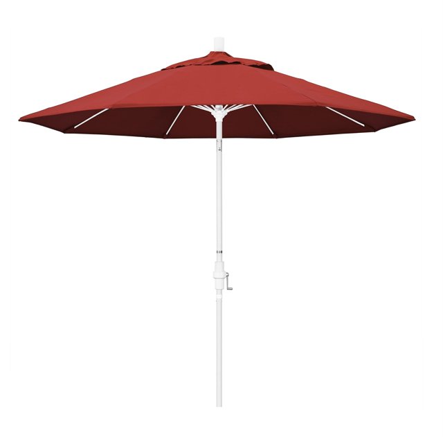 California Umbrella Parasol de Patio de 9 Pieds Rouge