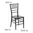 thumbnail image 4 of Bowery Hill Elegance Stacking Chiavari Dining Chair in Black, 4 of 9