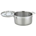 thumbnail image 5 of CUISINART 444-24 Casserole Profilée en Acier Inoxydable de 6 Pintes avec Couvercle en Verre, Argent, 5 of 5