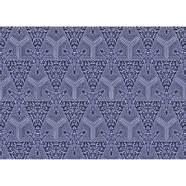 Ahgly Company Tapis d'Intérieur Lavables en Machine, Rectangle Bleu Nuit Transitionnel, 6' x 9'