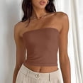 thumbnail image 5 of Timegard Womens Tube Tank Tops Sleeveless Strapless Crop Tops Basic Backless Top Going out Cute Summer Shirts, 5 of 5