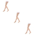 thumbnail image 1 of Baohd Soft And Stretchy Compression Stockings Fashionable And Comfortable Toe wrapping - skin L 3Set, 1 of 6