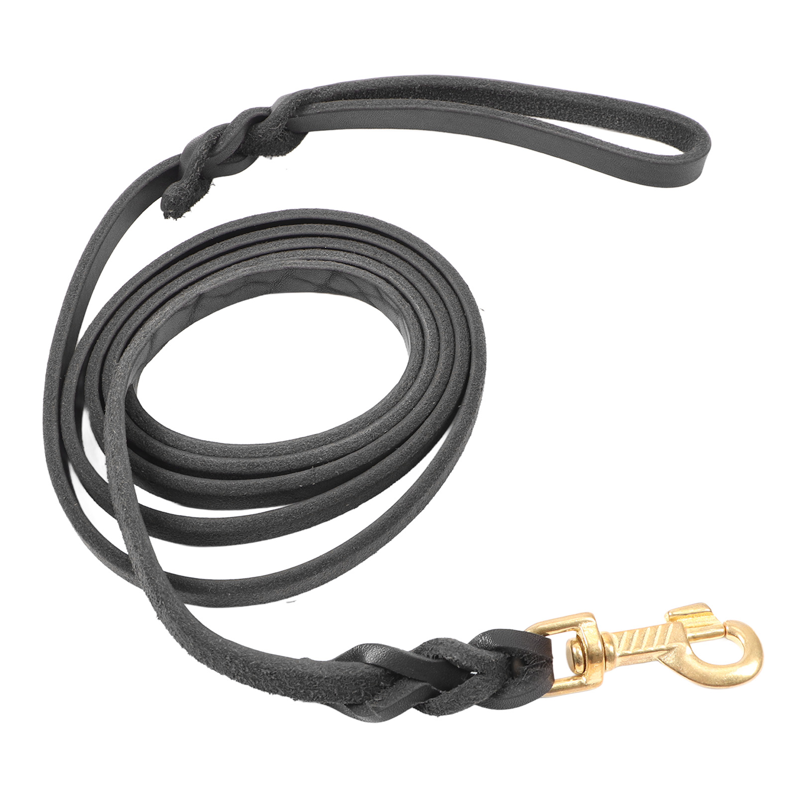 Leather Dog Leash, Copper Hook Dog Leash  for Training Ground for Trainning