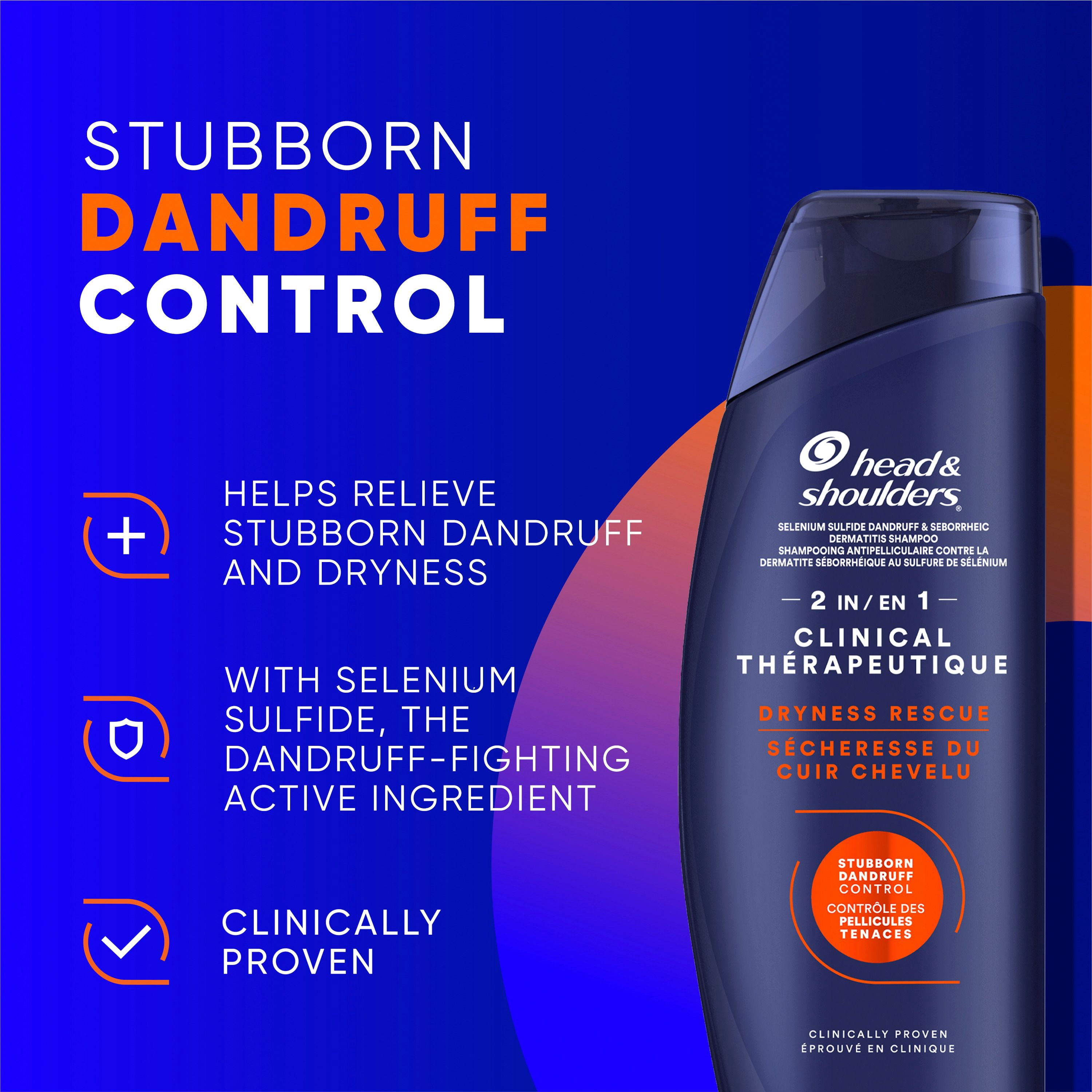 Head & Shoulders Clinical Dryness Rescue 2in1, for Stubborn Dandruff