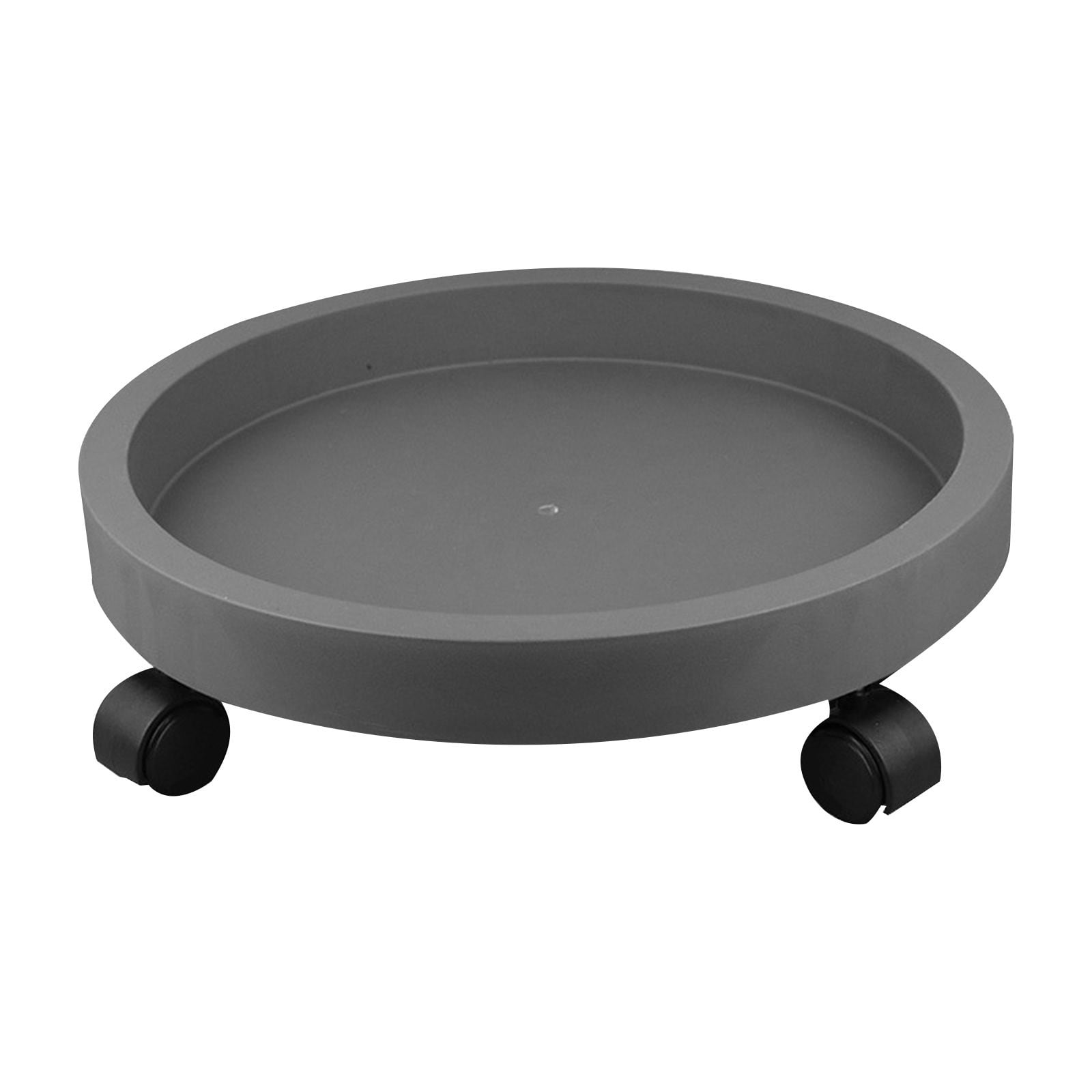 Amzcrzy Mobile Flowerpot Tray Flower Pot Support for Indoor and Outdoor Use Universal Wheel Mobile Tray Flower Bottom Pot Tray Roller Round Chassis Dorm Room Essentials Home Improvement