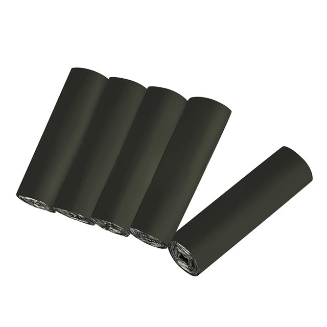 Oleegame 1PC 5 Portable Camping Festival Toilet Home Clean Composting Biodegradable Bag Black