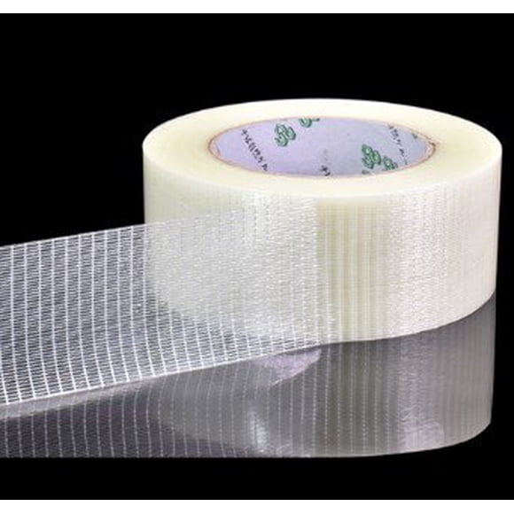 LEEYNEER1 Roll Fiberglass Tape Filament Strapping Tape Fiber Reinforced Packing Tape Mounting Tape Heavy Duty Tape For Shipping Sealing