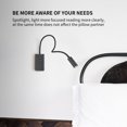 thumbnail image 2 of Generic 3W Warm Light Adjustable 360-Degree Bendable Wall Lamp Bedside Reading, 2 of 9