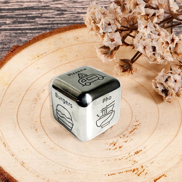 TIMIFIS Dice Games Cadeaux d'Anniversaire et de Mariage pour Lui Elle Fiançailles Cadeaux Amusants pour Couple Dé de Nourriture Décideur Saint-Valentin Noël Cadeaux d'Anniversaire pour Femmes Hommes Cadeaux Gadgets de Cuisine