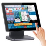 Syson POS 15" Touch Screen POS Capacitive LED Multi-Touch Touch Screen, True Flat Seamless Monitor for Restaurant Kiosk Retail