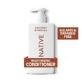 thumbnail image 1 of Native Moisturizing Conditioner, Coconut & Vanilla, Replenishes Moisture, Shiny, Healthy, Frizz-Free Hair, Sulfate & Paraben Free, 487 mL, 1 of 4
