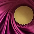 thumbnail image 1 of Oleegame 1PC Tin Foil Roll DIY Baking Tool 6 / 8 Inch Round Square Cake Mat Lace Moustito, 1 of 3