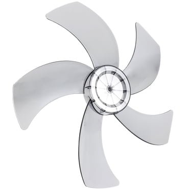 UPOUART 16-Inch Universal Electric Fan Replacement Parts 5-Leaf Black Fan Blades